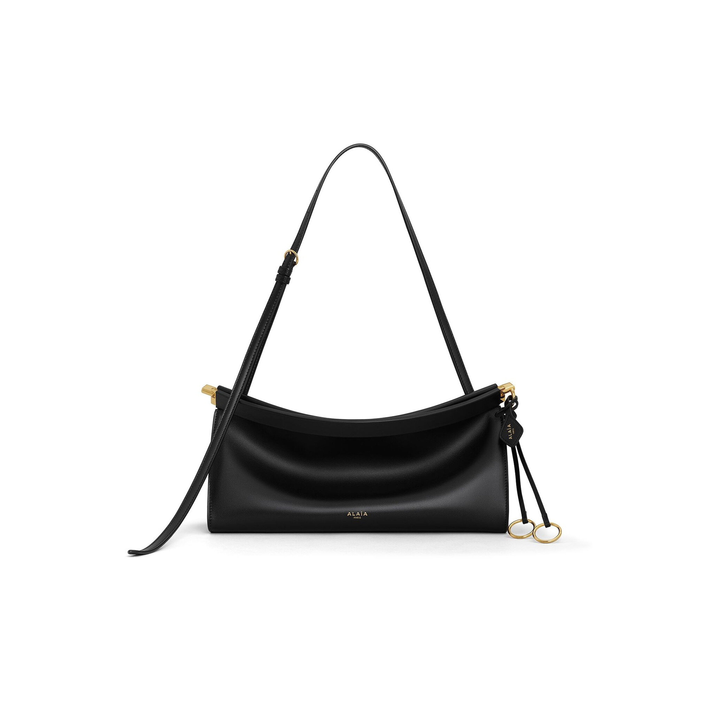 ALAÏA LE CLICK EAST WEST MEDIUM BAG IN CALFSKIN AA1S01430CA332 (30*14*9cm)